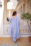 Ka 1241 Mal Chanderi With Beads Embroidery Work Kurti With Bottom Dupatta Wholesale Online